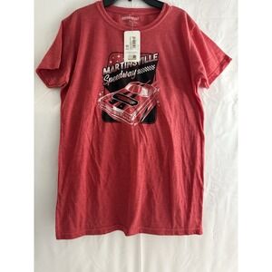 NASCAR Martinsville Speedway Womens XL T-Shirt Red Graphic NWT